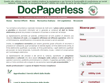 Tablet Screenshot of docpaperless.com